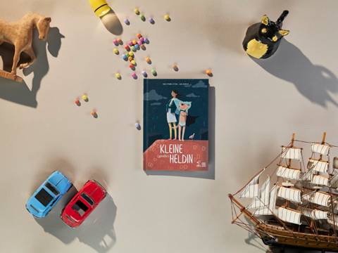 Cover zum Bilderbuch "Kleine (große Heldin)" von Laura Bednarski, 2. Auflage – Cover zum Bilderbuch "Kleine (große Heldin)" von Laura Bednarski, 2. Auflage