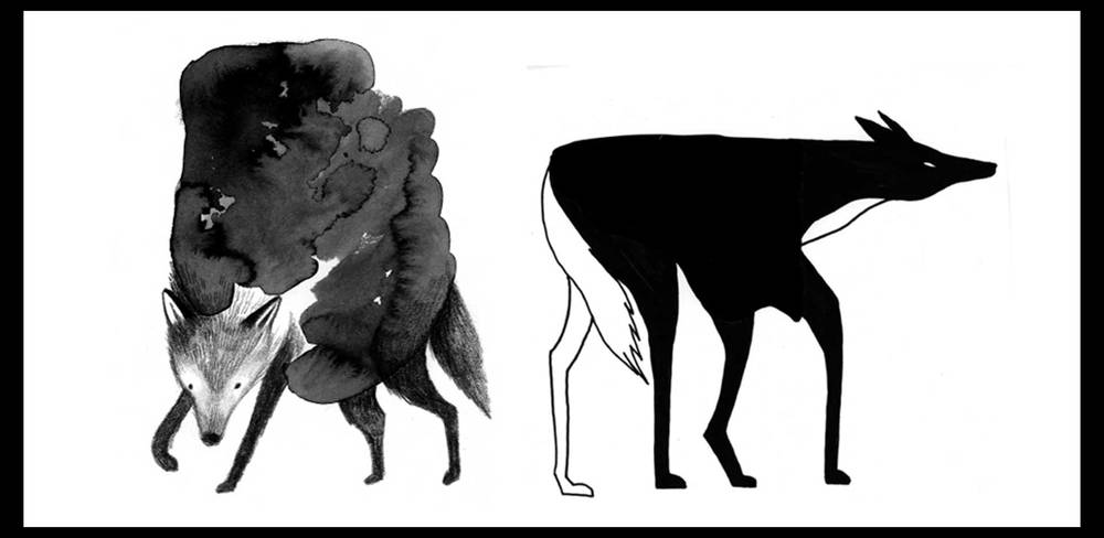Illustrationen aus „Problemwölfe“ von Agi Ofner