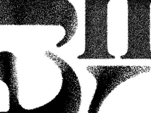 Visual zum Ausstellungsprojekt – Tpyografisches Logo, schwarze Serifen-Buchstaben auf Weiß.