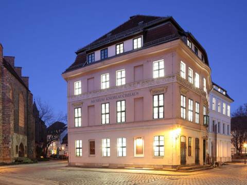 Das Museum Knoblauchhaus bei Abendlicht