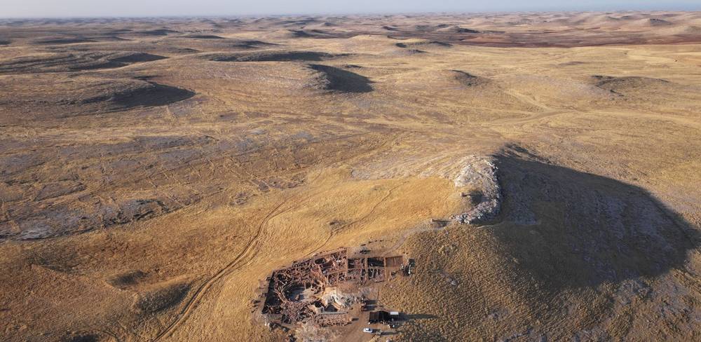 Luftbild von Karahantepe