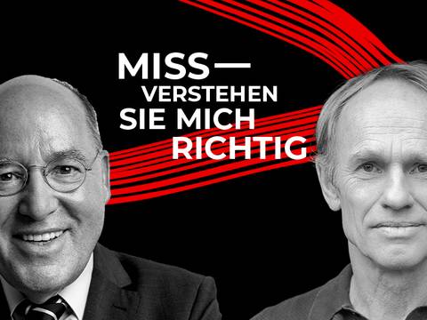 MISSVERSTEHEN SIE MICH RICHTIG – Nobert Leisegang zu Gast bei Gregor Gysi