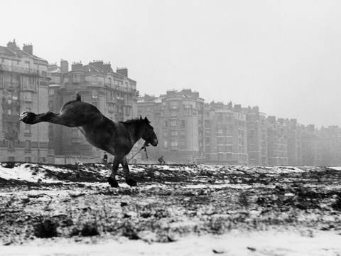 Porte de Vanves, Paris, Frankreich, 1952. Photo Elysée Collection © Sabine Weiss / Photo Elysée, Lausanne