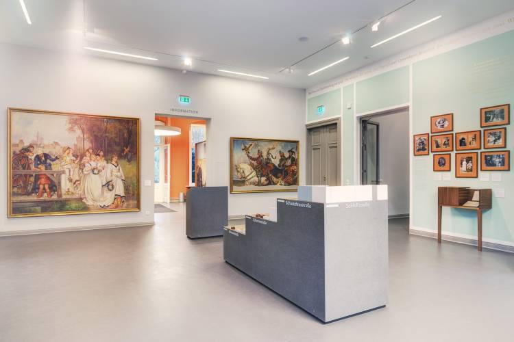 Ständige Ausstellung "Sorgenfrei. Die Geschichte der Villa Oppenheim und ihrer Bewohner" – Ständige Ausstellung "Sorgenfrei. Die Geschichte der Villa Oppenheim und ihrer Bewohner". Foto: Ringo Paulusch