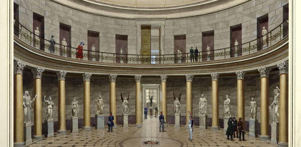 Die Rotunde des Alten Museums, Carl Emmanuel Conrad, 1830