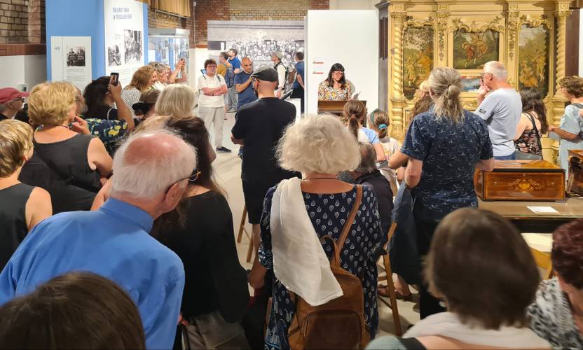 Ausstellungsführung in italienischer Sprache – Musica di strada im Museum Pankow