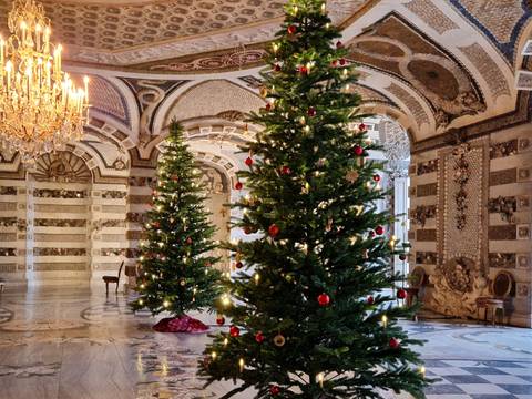 Weihnachten im Grottensaal des Neuen Palais