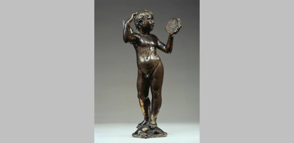 Donatello, Putto mit Tamburin, 1429