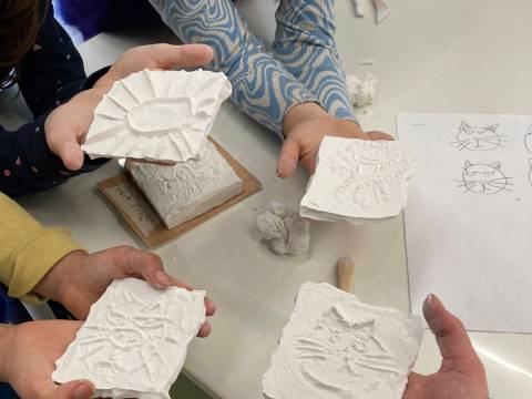 Ergebnisse aus dem Skulpturenworkshop "Adler, Löwe, Krone" – Ergebnisse aus dem Skulpturenworkshop "Adler, Löwe, Krone"