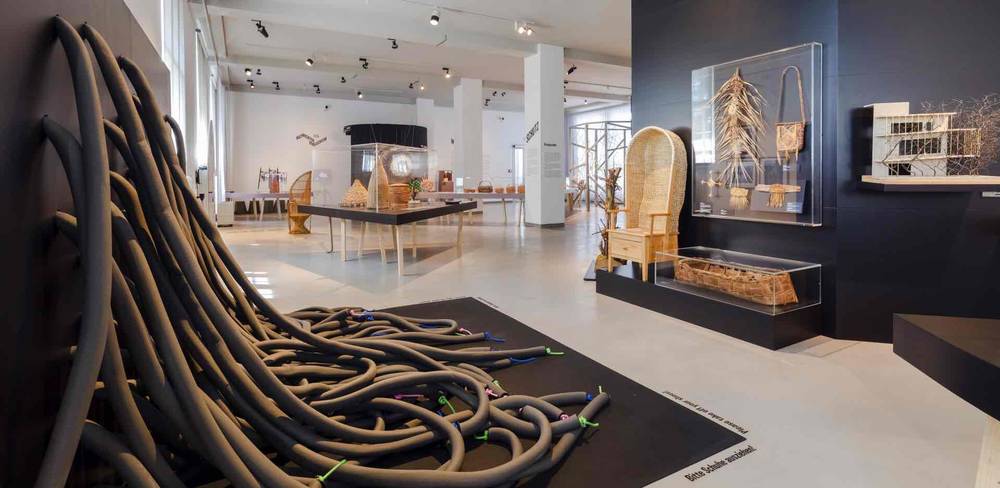 Ansicht der Ausstellung „ALL HANDS ON: Flechten“