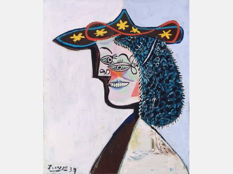 Pablo Picasso, Bildnis Nusch, 1937, Öl auf Leinwand