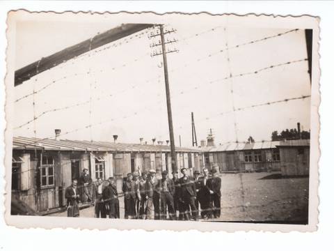 Zwangsarbeiter in einem Berliner Barackenlager, 1943