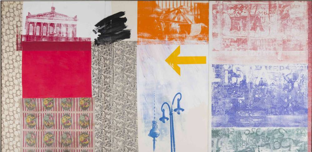 Robert Rauschenberg, German Stroll, Detail, 1990