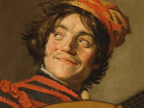 Frans Hals, Der Lautenspieler, Detail, um 1623/24, Paris, Musée du Louvre