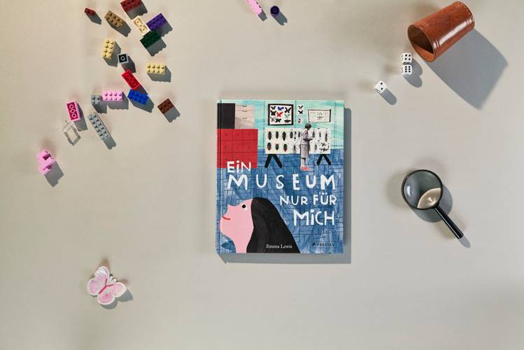 Cover zum Bilderbuch "Ein Museum nur für mich" von Emma Lewis – Cover zum Bilderbuch "Ein Museum nur für mich" von Emma Lewis