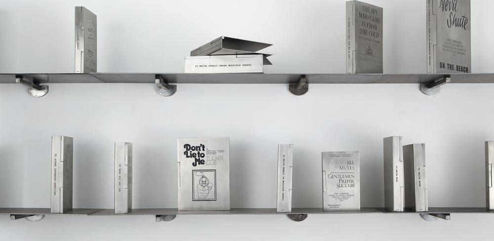 Shilpa Gupta, Someone Else – A library of 100 books written anonymously or under pseudonyms, Detail, 2011