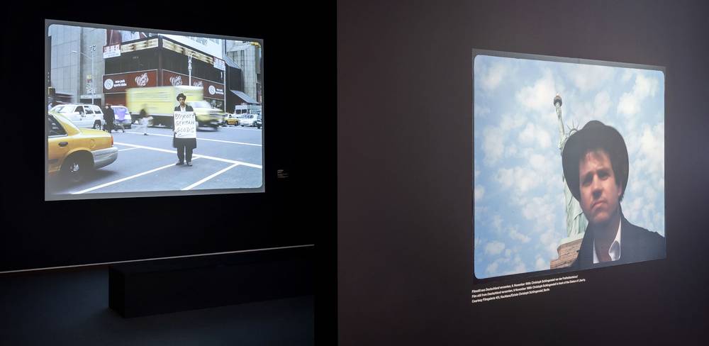 Christoph Schlingensief. Deutschlandsuche ´99, Ausstellungsansicht, Neue Nationalgalerie, 2025