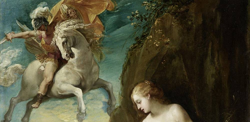 Giuseppe Cesari, Perseus befreit Andromeda (Detail), um 1594–1598, Eigentum des Kaiser Friedrich Museumsvereins