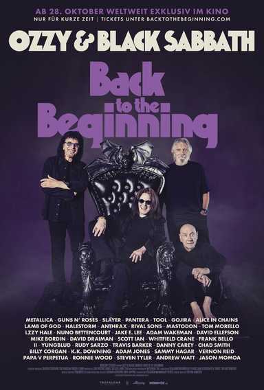 Filmplakat Ozzy & Black Sabbath: Back To The Beginning