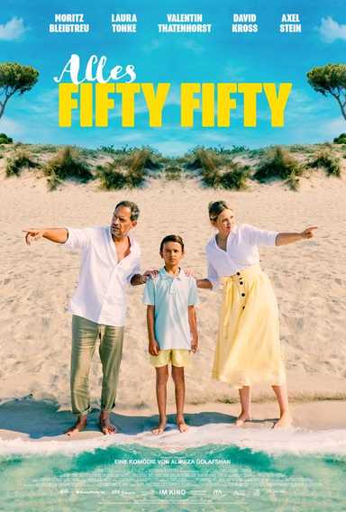 Filmplakat Alles Fifty Fifty