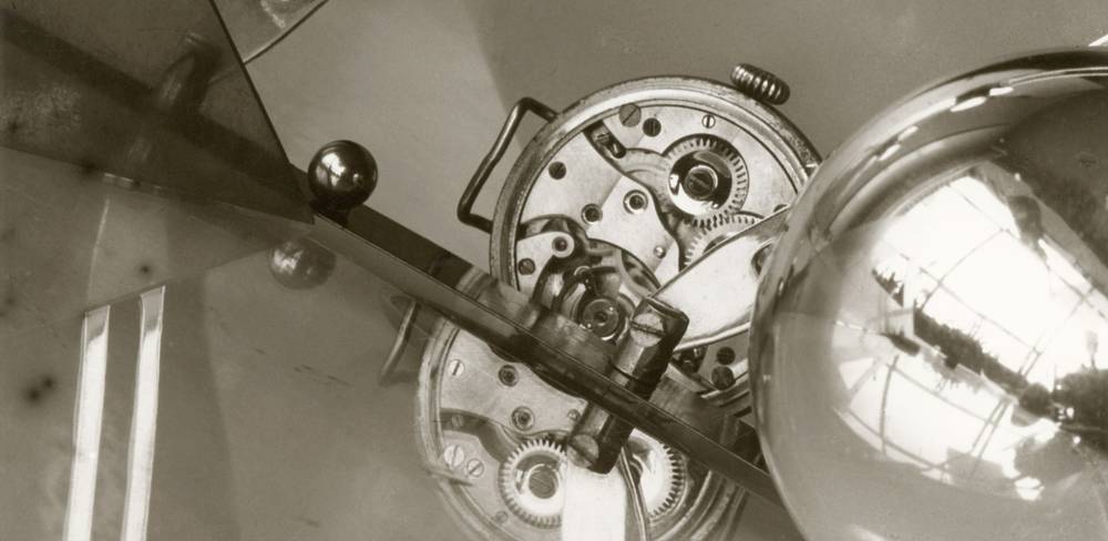 Marianne Brandt, Spiegelungen in Kugeln im Atelier am Bauhaus Dessau, Detail, um 1928