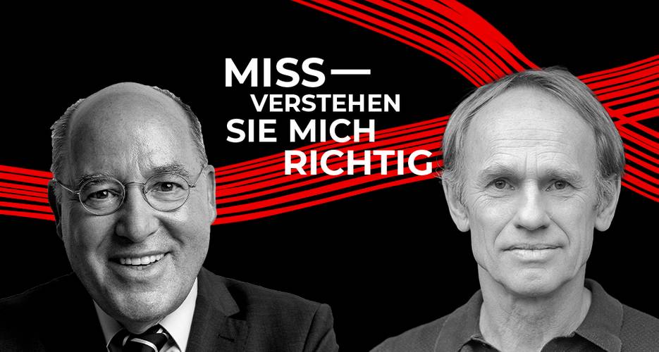 MISSVERSTEHEN SIE MICH RICHTIG – Nobert Leisegang zu Gast bei Gregor Gysi