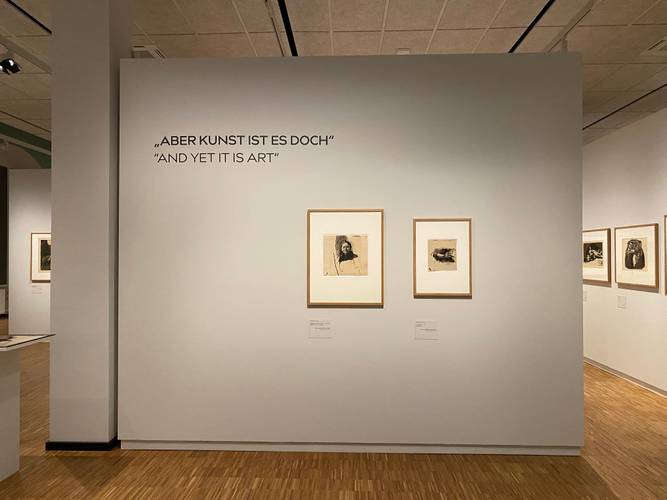 Blick in die Ausstellung