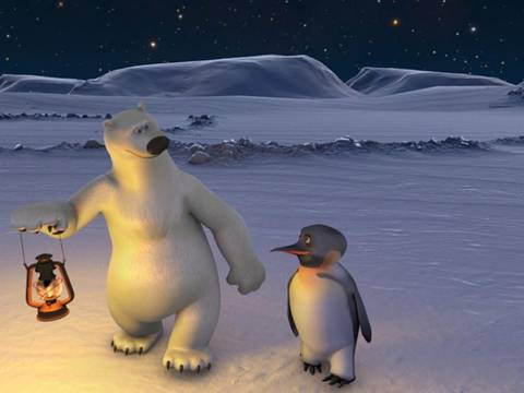Polar bear and penguin – Polar bear and penguin © Saint-Etienne Planetarium Productions