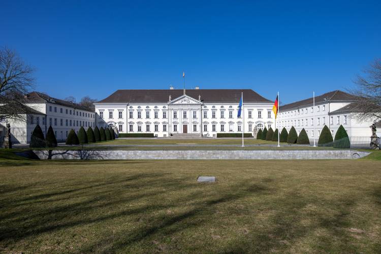 Blick auf das Schloss Bellevue