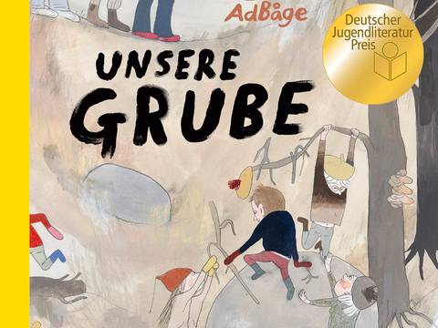 Buchcover "Unsere Grube" von Emma Adbåge – Buchcover "Unsere Grube" von Emma Adbåge