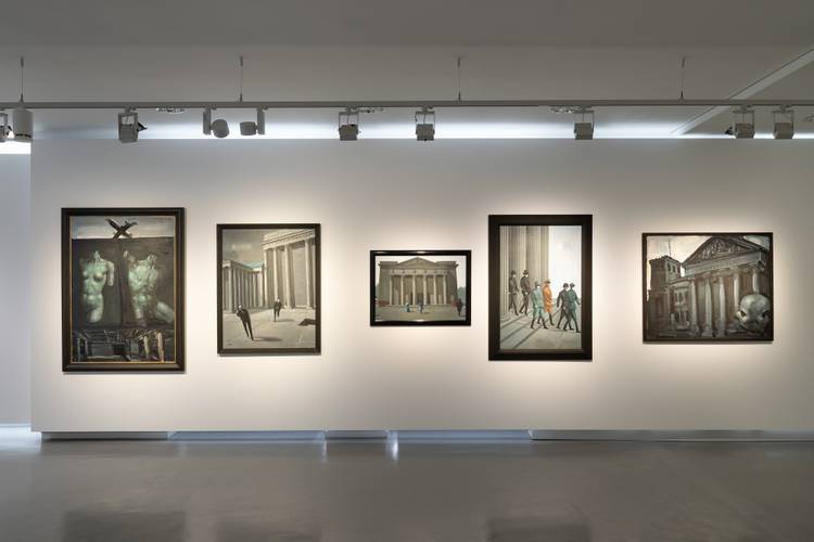 Ausstellungsansicht „KLASSE IN WEIßENSEE! Wolfgang Peuker und seine Schüler:innen"