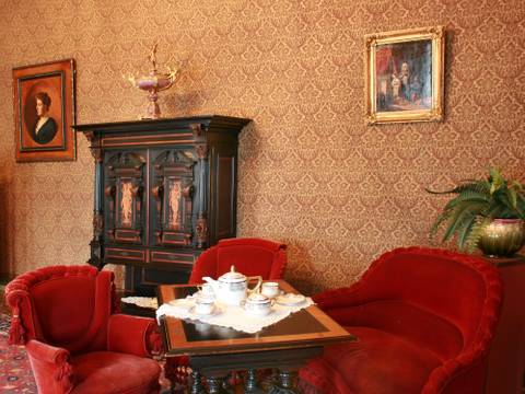 Schloss Britz, Damenzimmer – Schloss Britz, Damenzimmer © Kulturstiftung Schloss Britz