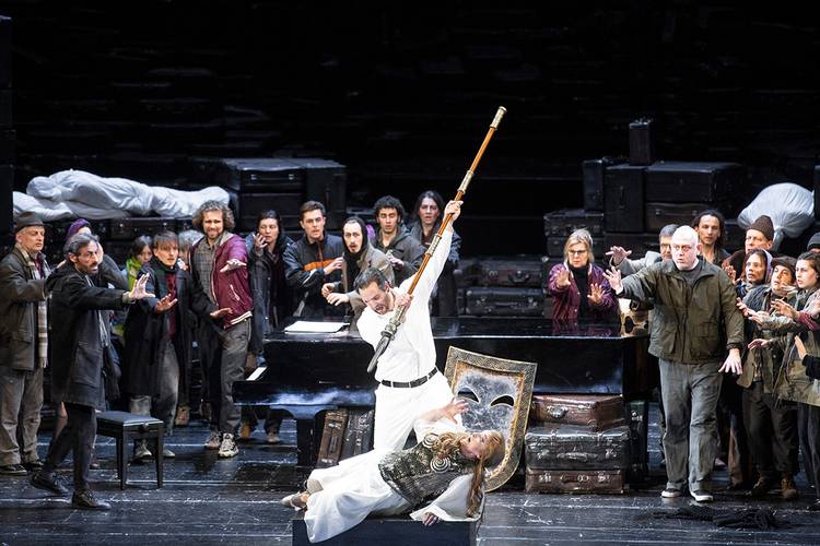 Die Walküre – Derek Welton als Wotan, Ricarda Merbeth als Brünnhilde u. a. Bernd Uhlig