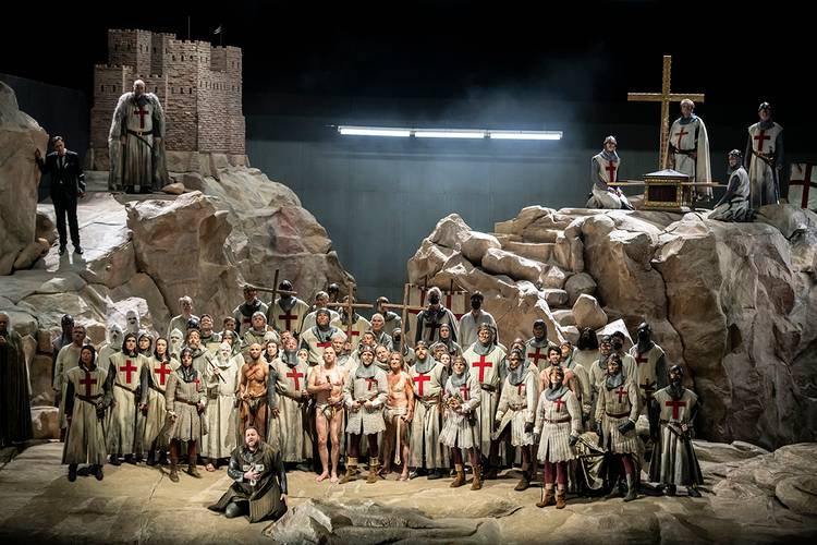 Parsifal – u. a. Noel Bouley als Amfortas, Stephen Milling als Gurnemanz, Thomas Blondelle als Parsifal Bettina Stöß