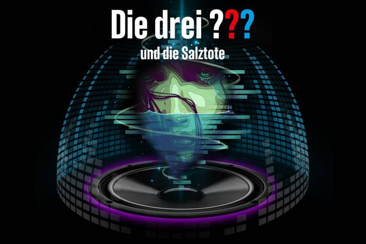 Titelbild Die drei ??? und die Salztote – Titelbild der Veranstaltung Die drei ??? und die Salztote mit einer leicht abstrakten Kuppelvisualisierung.