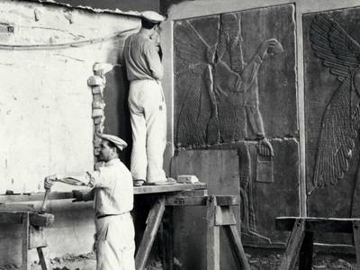 1958 werden die von der Sowjetunion beschlagnahmten Kunstwerke wieder in die Ausstellung integriert