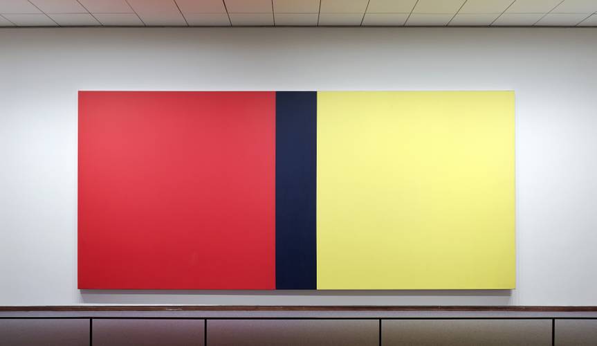 Barnett Newman: Who's Afraid of Red, Yellow and Blue IV, 1969/70