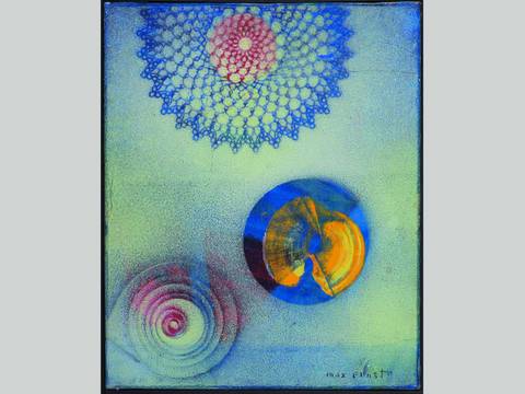 Max Ernst: Eine weitere Laune der Venus / Un autre caprice de Venus, 1961. Öl auf Leinwand, 27 x 22 cm. Sammlung Würth