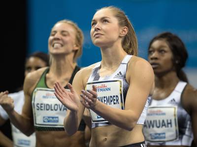  – Gina Lückenkemper nimmt am Istaf Indoor 2022 teil