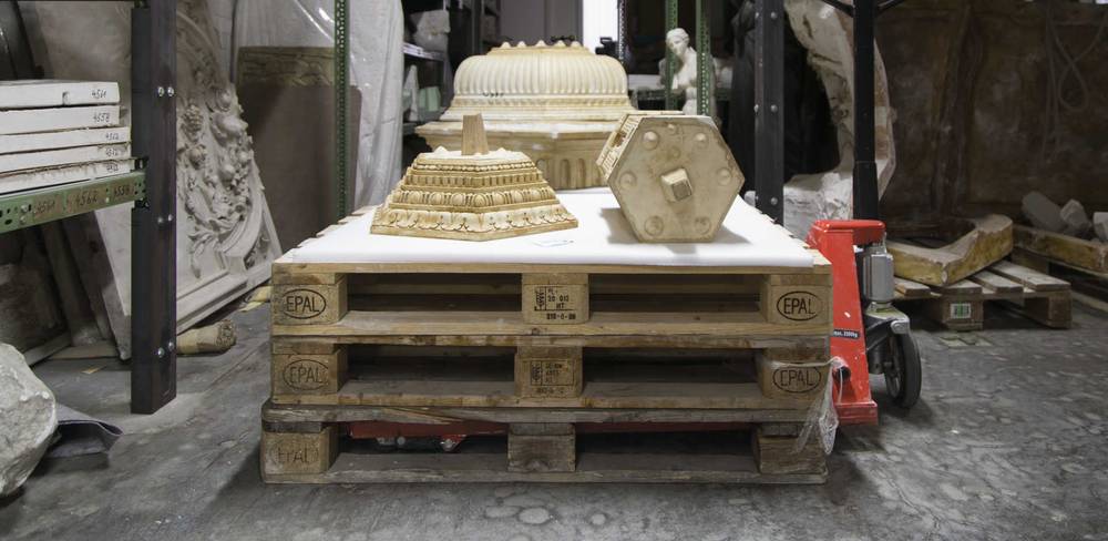 Fertig restaurierte Teilmodelle