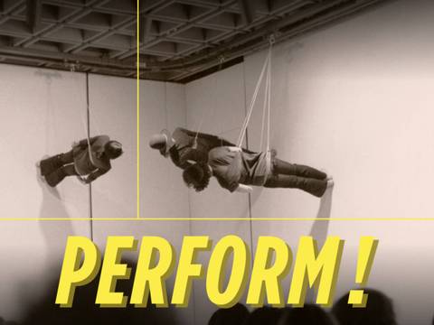 Trisha Brown, Walking on the Wall, 1971, Whitney Museum of American Art