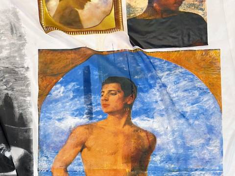  – Philipp Gufler, Imitationen von Paul, 2026. Screen print on fabric