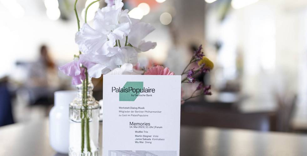 »Werkstatt.Dialog.Musik« im PalaisPopulaire