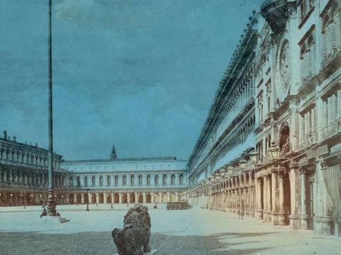 Venedig, koloriertes Foto 1880