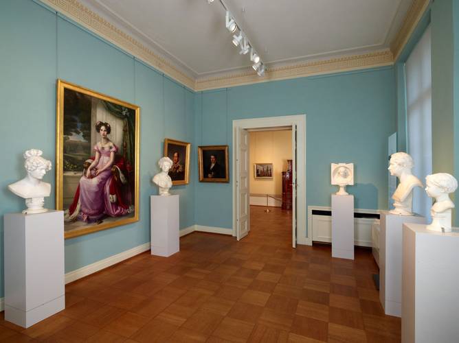 Berlin, Schlossgarten Charlottenburg, Neuer Pavillon, Bedientenzimmer – Berlin, Schlossgarten Charlottenburg, Neuer Pavillon, Bedientenzimmer © SPSG / Foto: Wolfgang Pfauder