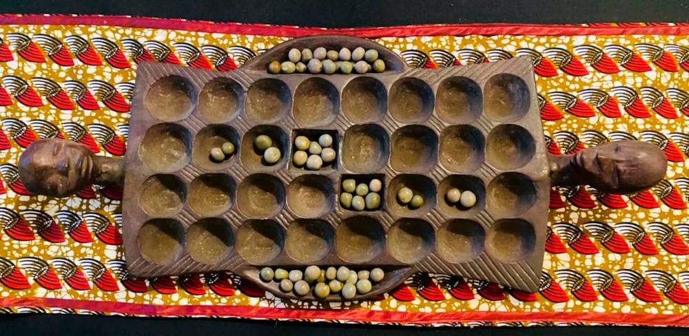 Bao-Spiel aus Tansania
