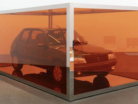 Rirkrit Tiravanija, untitled 2010 (All the Days on the Autobahn), 2010, Ausstellungsansicht, Hamburger Bahnhof – Nationalgalerie der Gegenwart 2018-2019