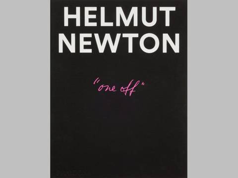 Cover: Helmut Newton. One-off