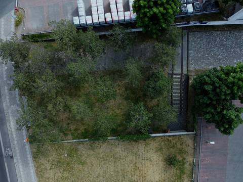 Der Gedenkort Güterbahnhof Moabit – Vogelperspektive auf den Gedenkort