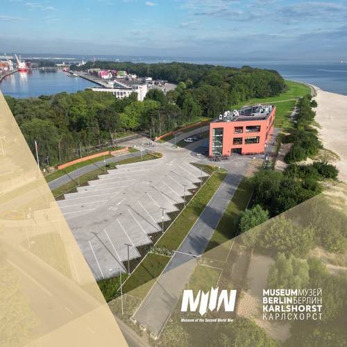 Das 2025 eröffnete Besucherzentrum auf der Westerplatte in Danzig, eine Außenstelle des Museums des Zweiten Weltkriegs in Danzig